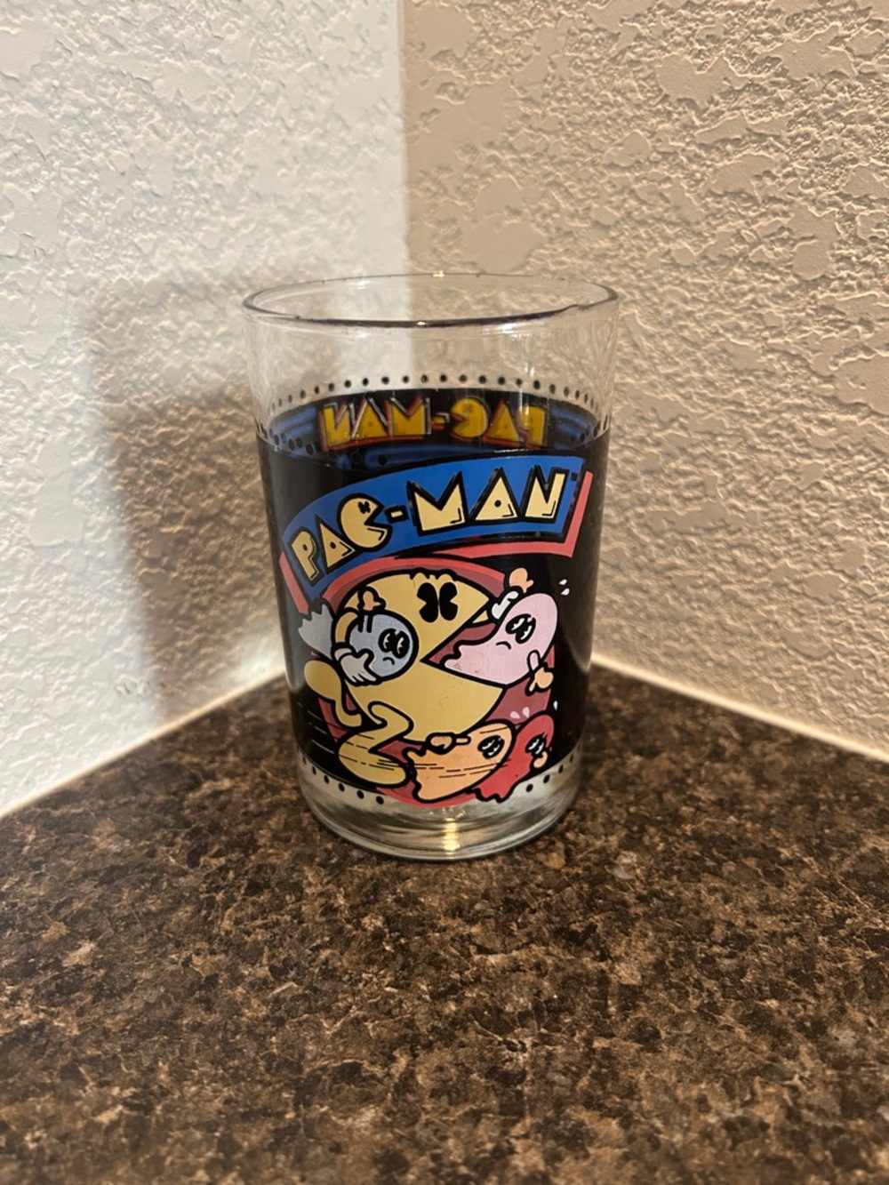 Vintage Pac-Man 1980 Arby’s Retro Arcade Glass